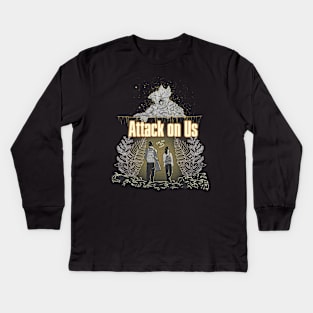 Attack on the Us Kids Long Sleeve T-Shirt